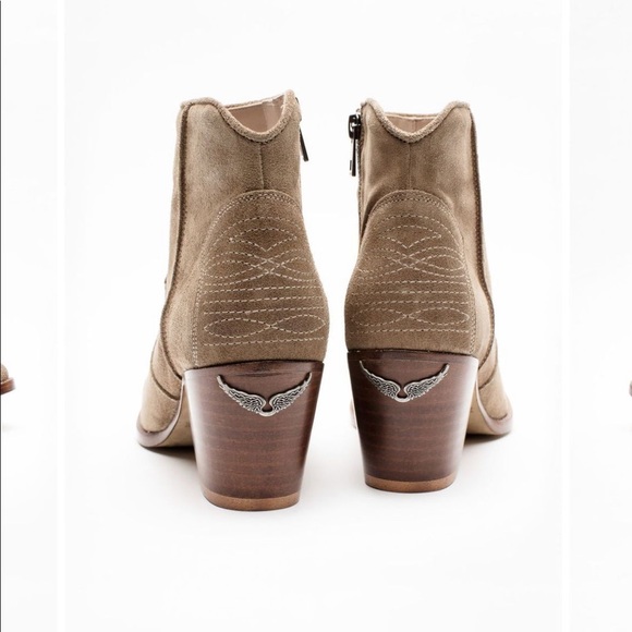 Zadig & Voltaire Molly suede ankle boots - Picture 3 of 7